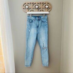 GAP True Skinny Denim Jeans Blue Sz 0P